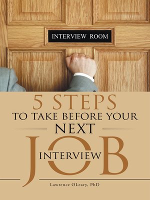 cover image of 5 Steps to Take before Your Next Job Interview